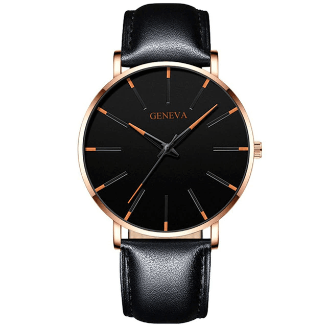 Reloj de Hombre en Cuero - Geneva