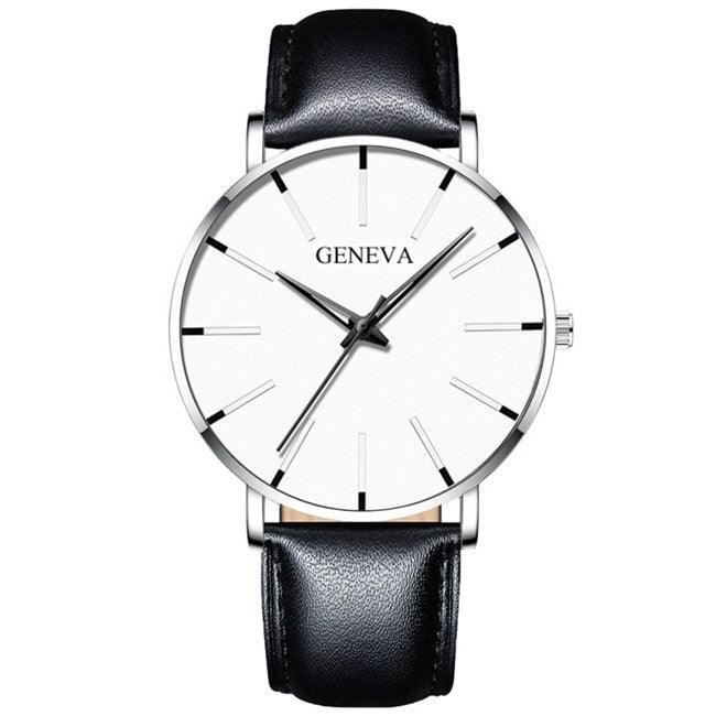 Reloj de Hombre en Cuero - Geneva